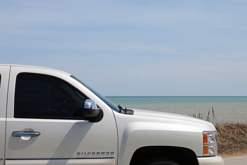 **SHORT**  4" BLACK ALUMINUM ANTENNA - FITS: 2020-2026 Chevrolet Silverado 3500 - Picture 11 of 12