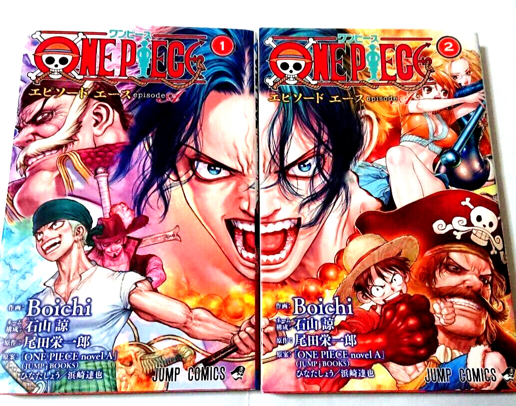 ONE PIECE episodio A (Ace) Vol.1-2 conjunto completo japonés ver manga comics...