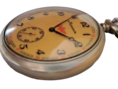 Pocket watch, Lightning, Molniya,Men's watch, USSR, Watch, vintage, 60 years old - Picture 6 of 13