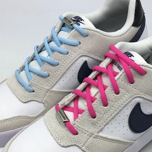 Flat No Tie Shoe Laces Lock Elastic Shoelaces Lazy Laces Sneakers Kids Adults - Picture 8 of 27