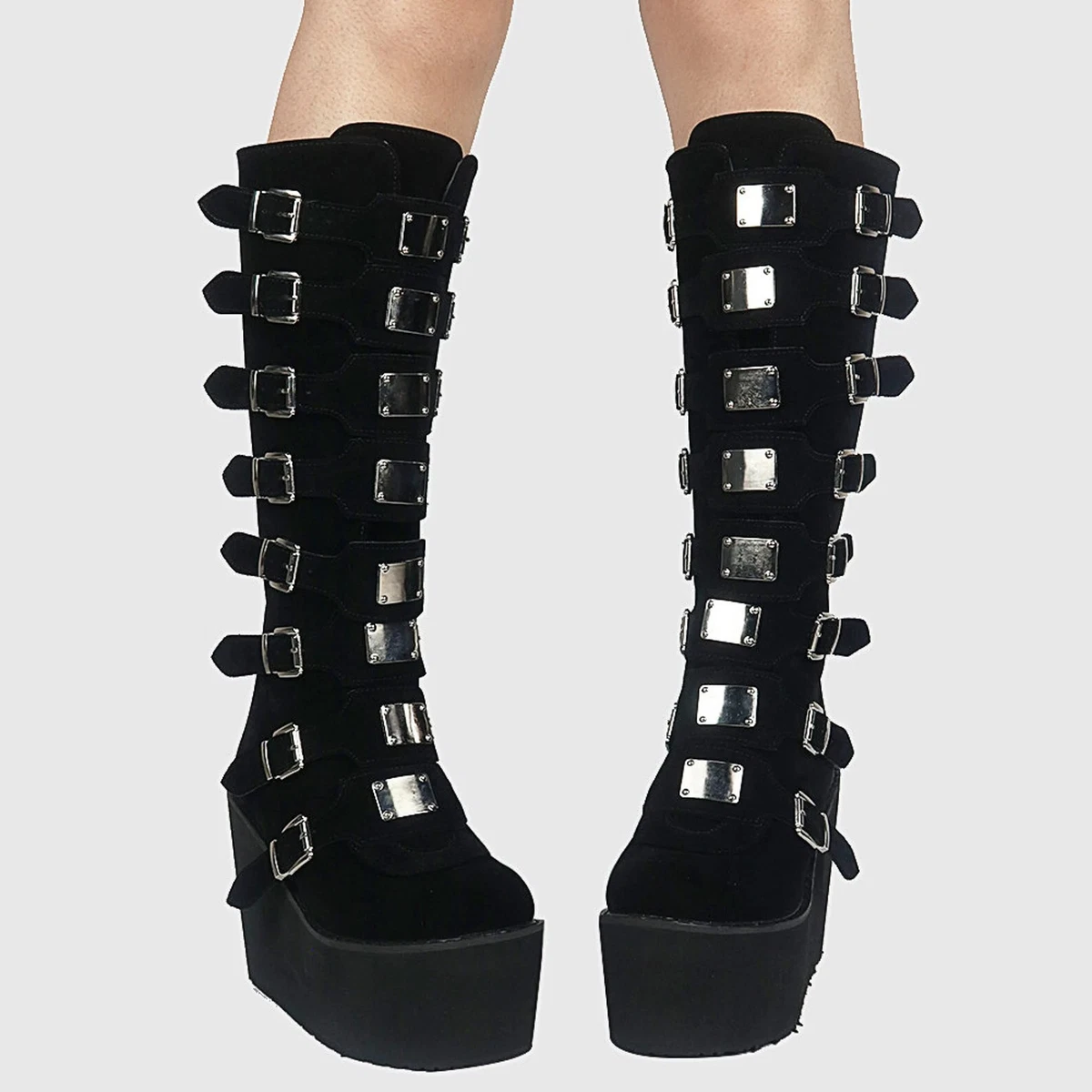 Punk hotsell heel boots