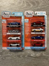 Auto World 2023 Target 4 Packs Mustang SVO Camaro Firebird Corvette Sets A B Lot