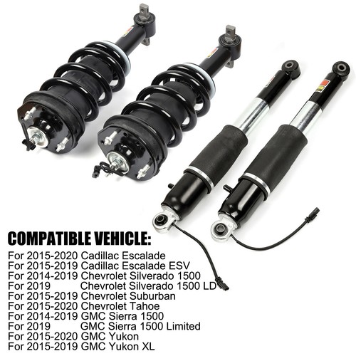 Front Strut Assys and Rear Shocks for Cadillac Escalade Suburban Yukon 2015-2020 - Picture 2 of 12
