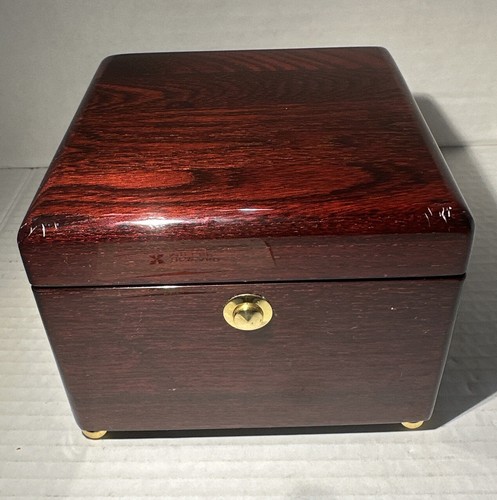 HOWARD MILLER Messing Tischuhr 645-443 kardanisch Holz Box Zifferblatt SCHÖN - Bild 5 von 16