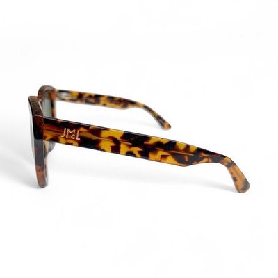 J. McLaughlin Chiara C206 Sunglasses Havana Flex Polarized 54-18-145 EUC