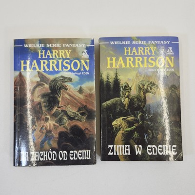 Harry Harrison POLISH Language Books Eden Zima W Edenie Na Zachod Od Sci-Fi