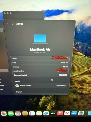 Apple MacBook Air 15-inch M3 Chip 16GB RAM Midnight Blue - Afbeelding 2 van 9