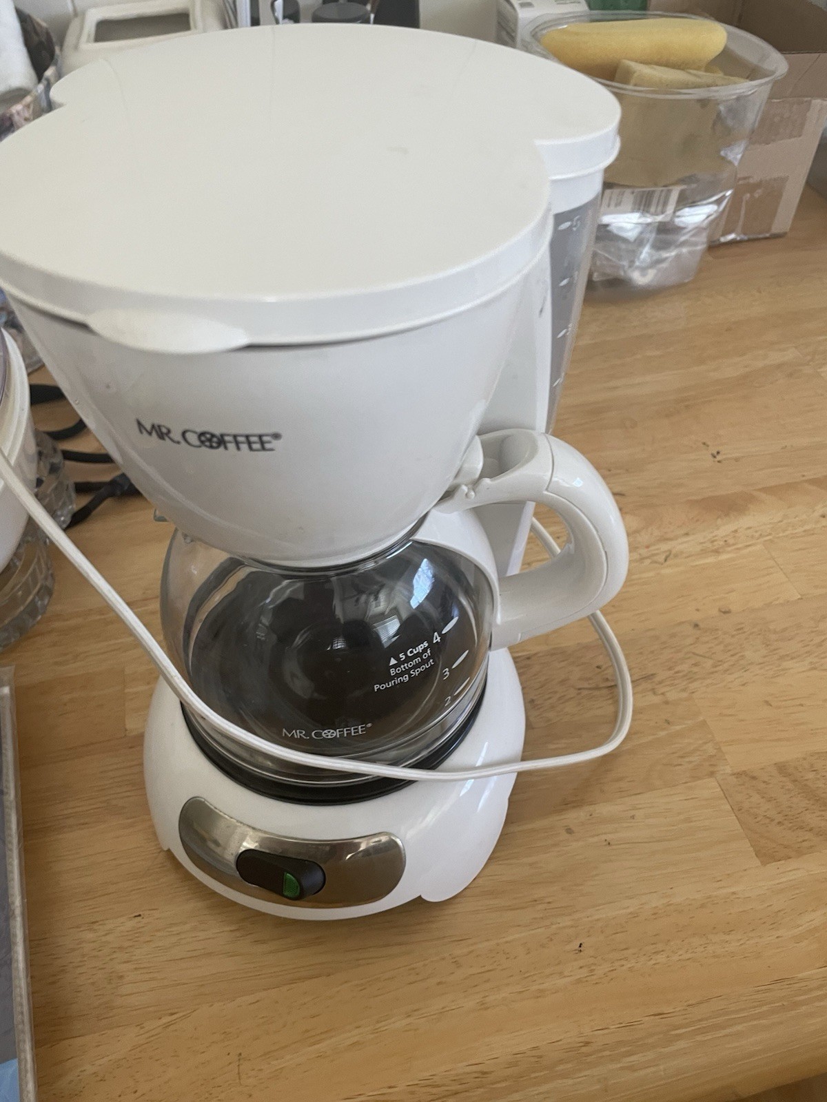 Mr. Coffee 12 Cup Switch Maker, White CG12