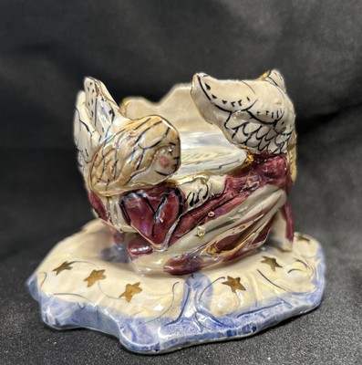 Heather Goldmine Blue Sky Corp 2001 ''Heavenly Light'' Tealight Votive Holder