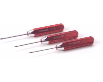 Dynamite DYN2904 Machined Hex Driver Metric Set Red