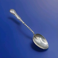 Antique Sterling Silver Kings Pattern Teaspoon by William Devenport 1939