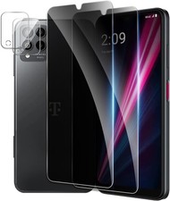 2 2 Pack Privacy Screen Protector for T-Mobile Revvl 6 Pro 5G, Anti-Spy...