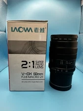 Laowa V-DX 60mm F2.8 Macro 2:1  For Sony E Mount  Excellent Condition