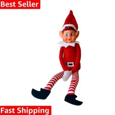 Hilarious 12-Inch Christmas Elf Plush Toy with Attachments for Festive D cor