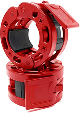 Olympic Barbell Clamps Collars Quick Release Pair of Locking Weight Clips Fit 2