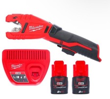 Milwaukee C12PC 12V Cordless Pipe Cutter 2 x 2.0Ah Batteries & Charger