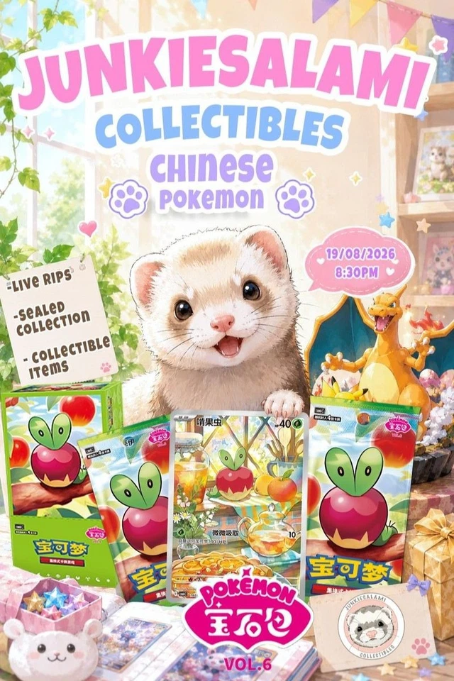 Chinese Pokémon LIVE | Gem 6, Rare Finds & Exclusive Collectibles