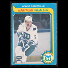 Gordie Roberts Rookie #265 1979 O-Pee-Chee Hartford Whalers Hockey Card NHL VG