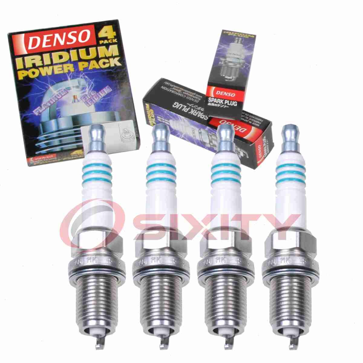 4 pc DENSO 5301 Iridium Power Spark Plugs for IQ16 AGSP32P 98079-551-58 ud