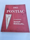 1963 Pontiac Shop Manual / Base Book To The 1964 Supplement / Original