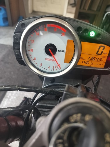 2007 2008 KAWASAKI ZX6R OEM GAUGE CLUSTER ASSEMBLY SPEEDO 13k MILES - Picture 3 of 15