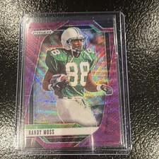 Panini 2025 Prizm Draft Picks Randy Moss Purple Wave Prizm #181 Marshall Herd