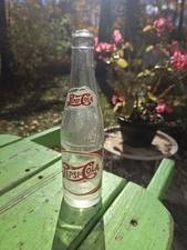 Vintage 1940s Double Dot 8 Oz. Pepsi Cola Soda Bottle Norfolk, VA