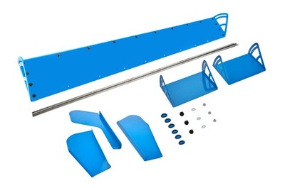 Dominator Race Products Plastic Spoiler 8x72 in for Dirt Late Models, Blue