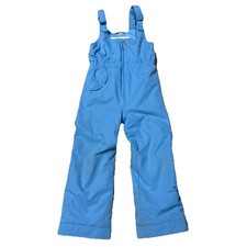 Obermeyer Youth 7 Ski Snowboard Snow Bib Blue Pants I-Grow Waterproof Girls Boys