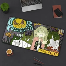 Anime Soul Eater Black Star Death The Kid Albarn Gaming Desk Mat Mouse Pad
