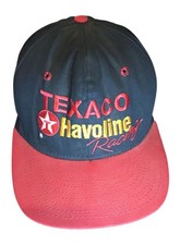 Vintage Snapback Hat Black Red Davey Allison Signature NASCAR Adjustable Cap