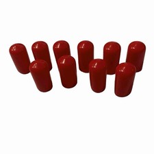 Fits Mini Cooper Red PVC Toggle Switch Covers x 10 R56 R58 R60 R61 JCW Interior