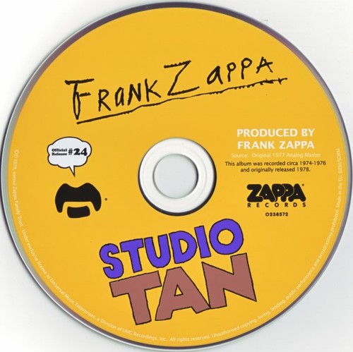 Frank Zappa Studio Tan Zappa Records CD, Album, RE, RM 2012 - Picture 3 of 5