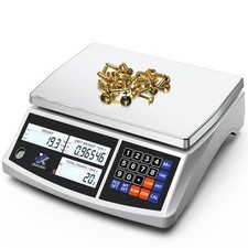 Industrial Counting Scale 33lb/15kg x 0.1g, lb/g/kg/oz Industrial Scale Digit...