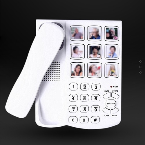For Seniors Focused Easy Dialing Phone with Picture Speed Dial Options - Zdjęcie 10 z 11
