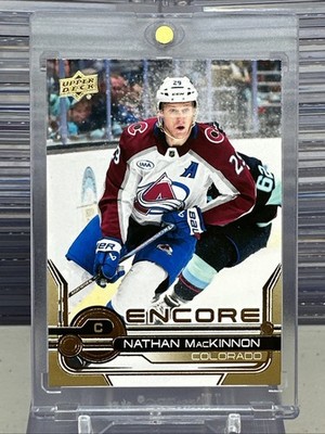 2024-25 UD Extended Series Nathan Mackinnon Encore Gold Variation