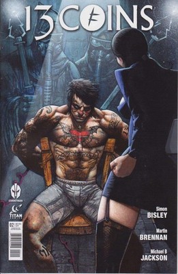 13 Coins #2 FN; Titan | Simon Bisley - w/Bag+Board