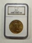1911 $20 Gold St. Gaudens Liberty Double Eagle Coin NGC MS61