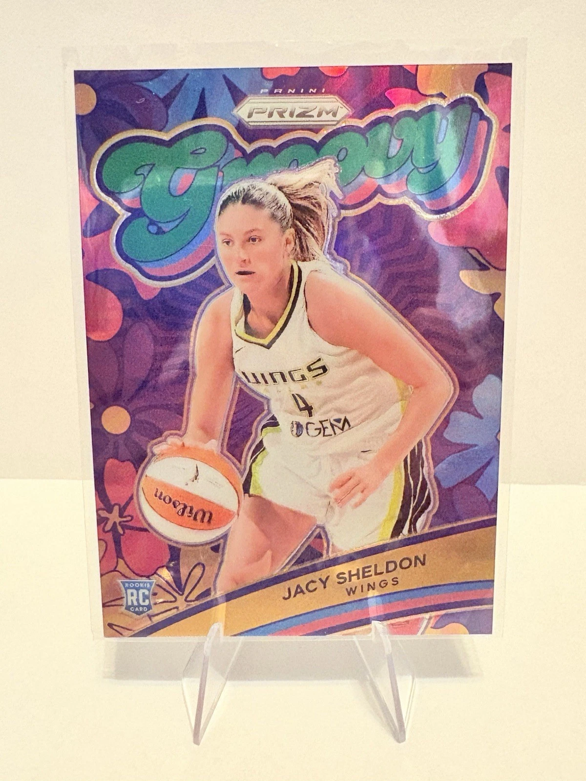 2024 Panini Prizm WNBA - Groovy Jacy Sheldon #2 Green Prizm (RC)
