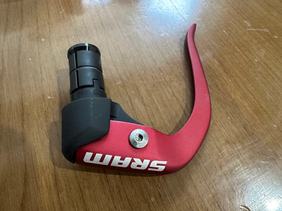 Conjunto de pares de alavancas de freio SRAM S-500 TT Aero, vermelho (esquerda e direita) - Imagem 2 de 4