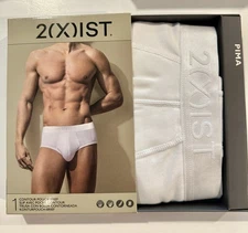 2Xist Men’s Contour Pouch Brief Pima White Size Extra Large XL New In Box Soft