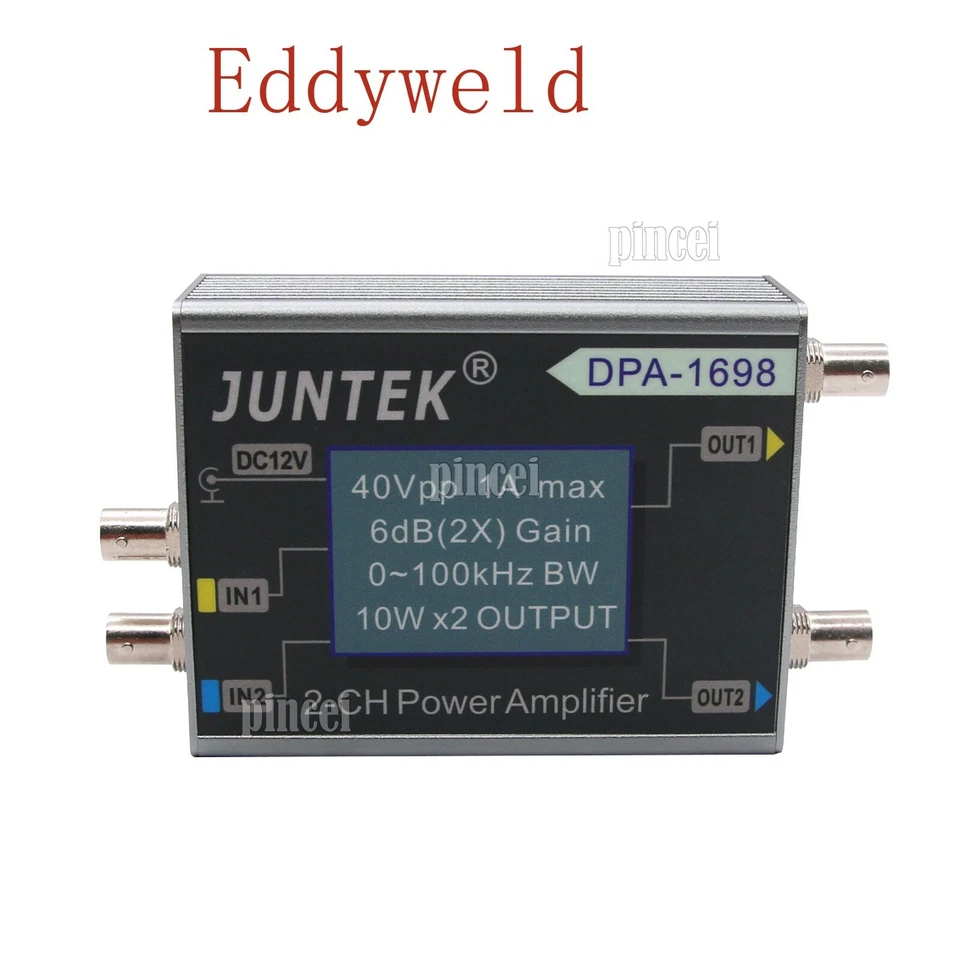 DPA-1698 2CH Function Generator Amplifier 0-100KHz 10W*2 f/ DDS Signal Generato - Image 2 of 4