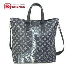 Louis Vuitton Crossbody Jake Savannah Dinos Navy Blue Chapman Tote