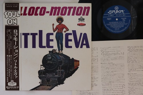 LP LITTLE EVA Llllloco-motion SLC472 LONDON JAPAN OBI - Imagen 1 de 1