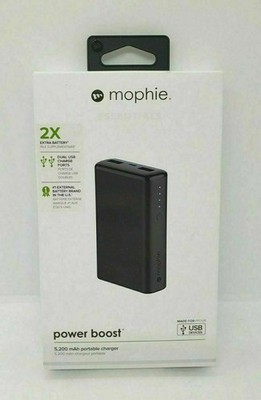 Mophie PowerBoost 5200mAh Akku Bank Tragbares Ladegerät USB Akku Ladegerät