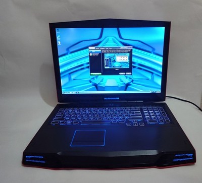 Alienware M17X R2 Dual Boot Vista-7 Ultimate Retro Gaming Laptop 480ssd RADEON 