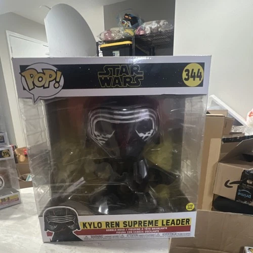 Funko Pop! Vinyl Star Wars Kylo Ren Supreme Leader Jumbo Bobblehead Figure #344