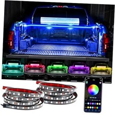 2PCS 60 Inch RGB Truck Bed Light Strip Kit with App Control, 180 LEDs RGB 2Pcs