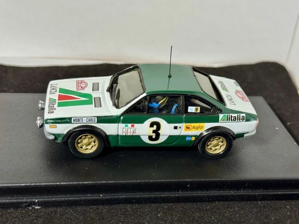 LANCIA BETA COUPÈ ALITALIA #3 BALLESTRIERI- SODANO RALLYE MONTECARLO 1975 1:43 - Immagine 2 di 4
