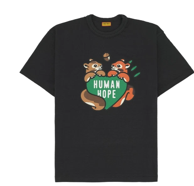 HUMAN MADE Tシャツ BLACK M 「Kamo Negi」 HUMAN MADE Regular T-Shirts for Men for sale | eBay